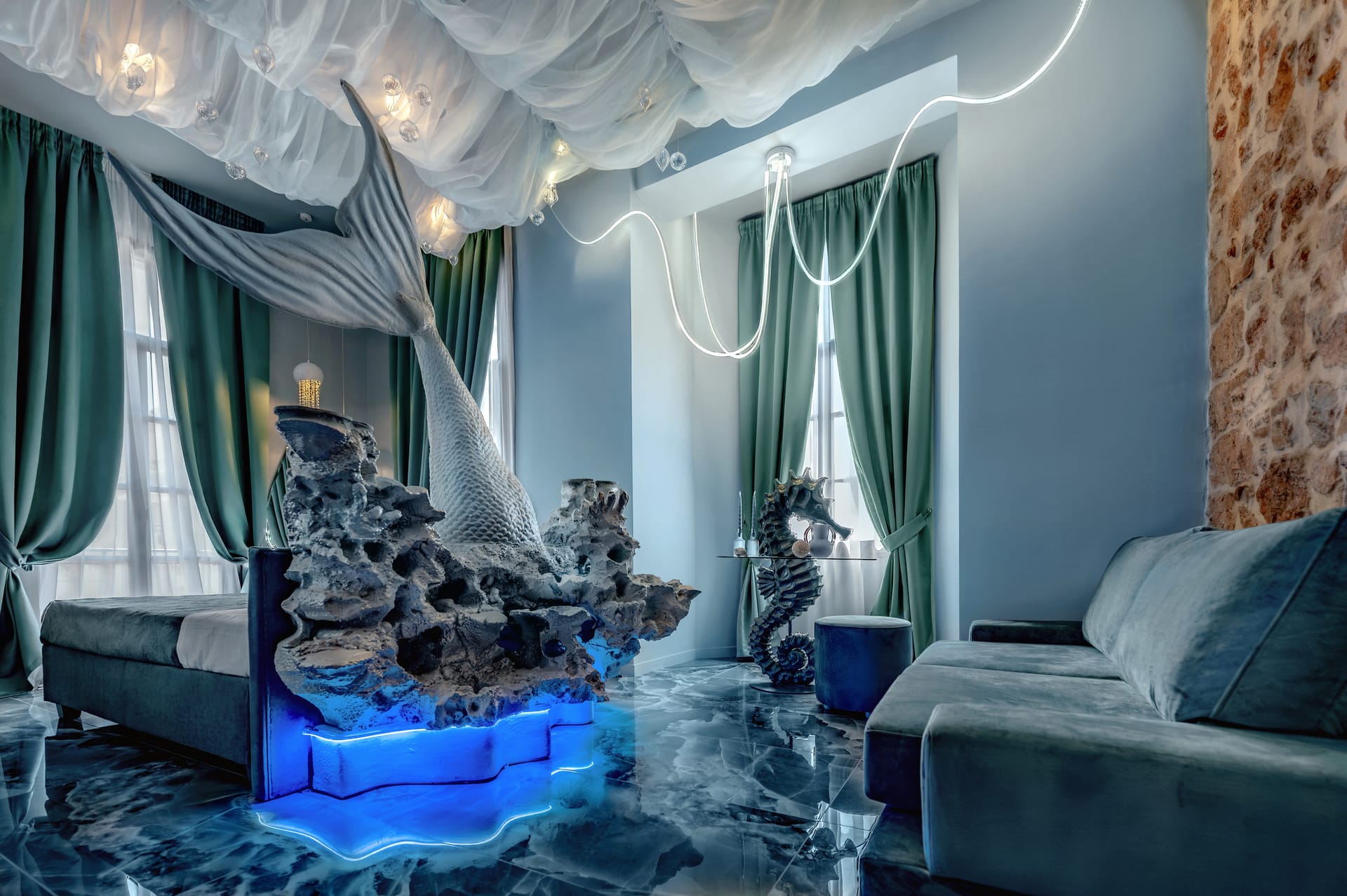 Fairytale Athens Suites – The Sea Pearl Suite