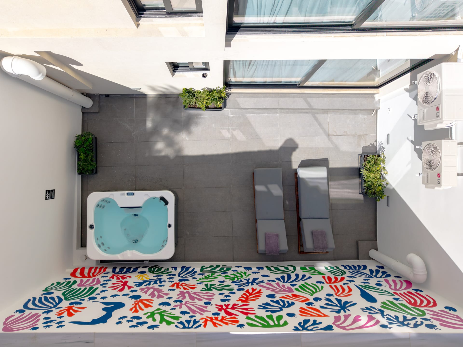 Loft with Private Hot Tub