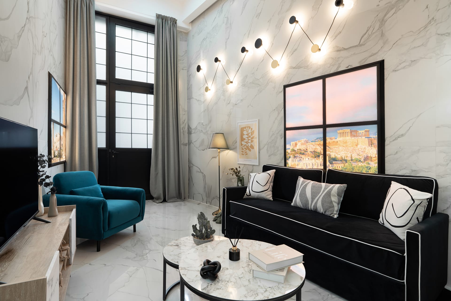 Athenian Two-Bedroom and Loft Apartment