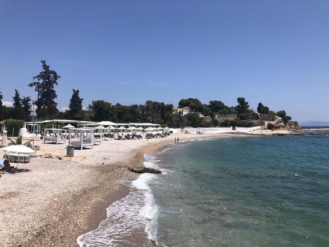 Agia Marina Beach, Spetses, Greece