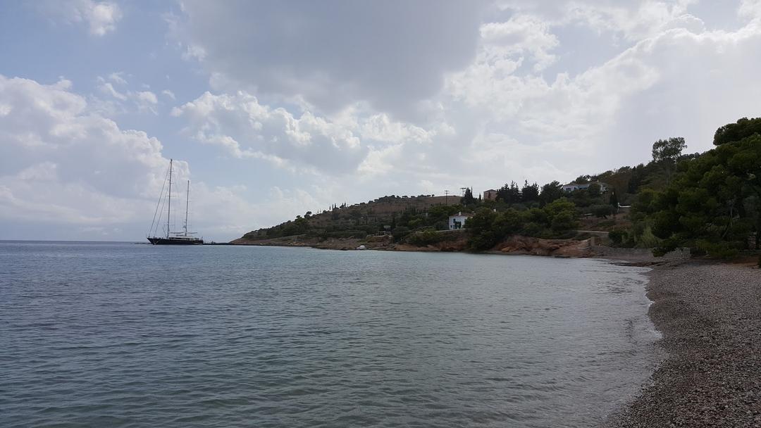 Kounoupitsa Beach, Spetses, Greece