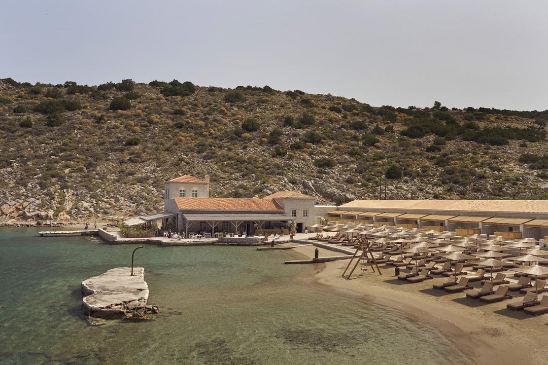 Mandraki Beach, Hydra, Greece