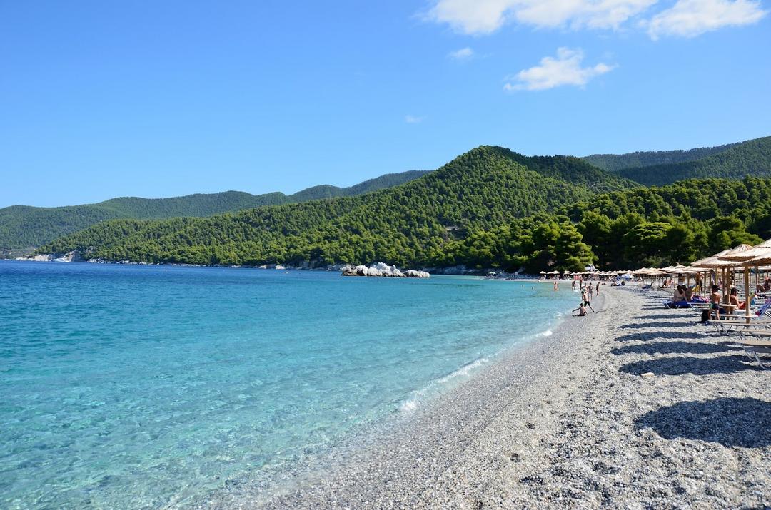Milia Beach, Skopelos, Greece