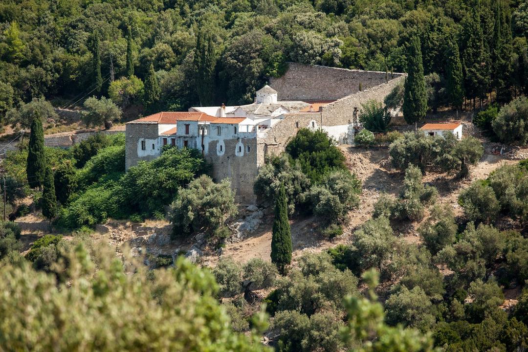 Monastery of Evangelistria, Skopelos, Greece