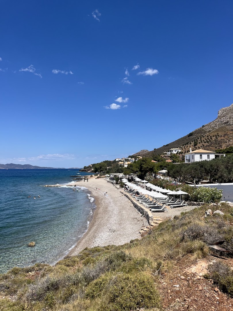 Vlychos Beach, Hydra, Greece