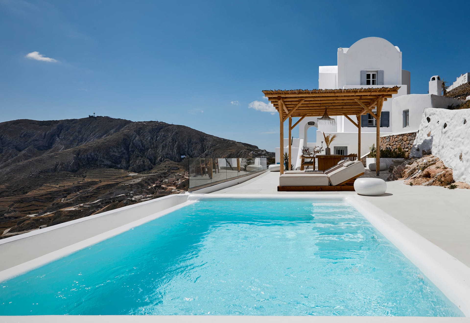 Blue White Villa
